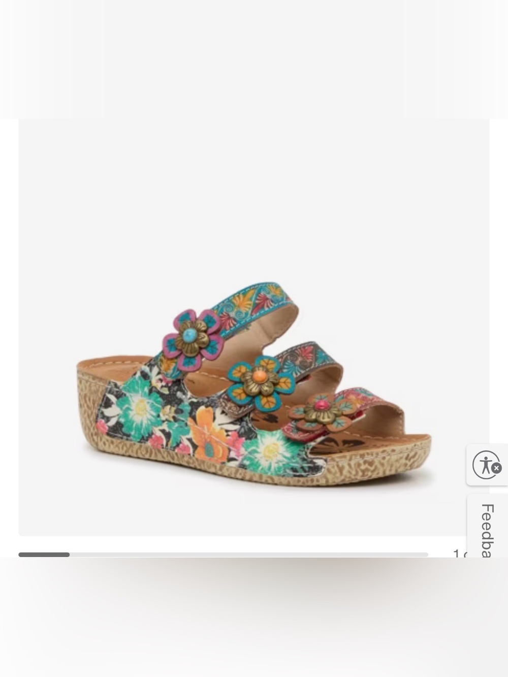 L'Artiste Danspulipy Wedge Sandal- Size 38